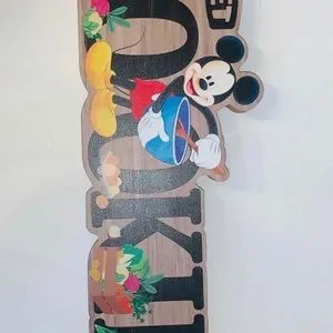 Kitchen Lettering Disney Disney | Accents | Disney Mickey Mouse Minnie Wooden Kitchen Decor Get ...